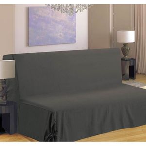 HOUSSE DE CANAPE Housse de Clic Clac à Nouettes Gris