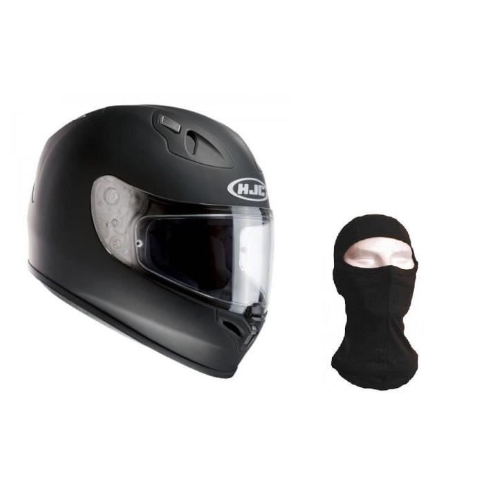 HJC Casque intégral FG-17 noir mat + cagoule