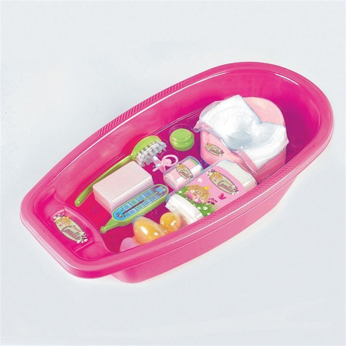 Baignoire-pour-poupées-avec-accessoires---Achat-/-Vente-...