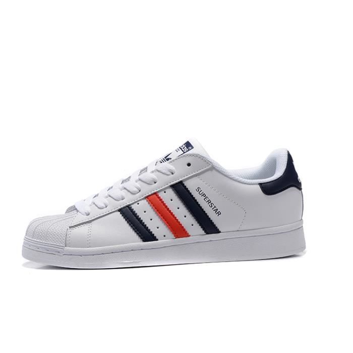 Basket Adidas Originals Superstar, Chaussures de Tennis Homme ou ... Basket Adidas Originals Superstar, Chaussures de Tennis Homme ou Femme Ftw Blanc/Bleu/Rouge