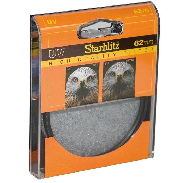 STARBLITZ Filtre UV standard 62mm   Achat / Vente OPTIQUE REFLEX