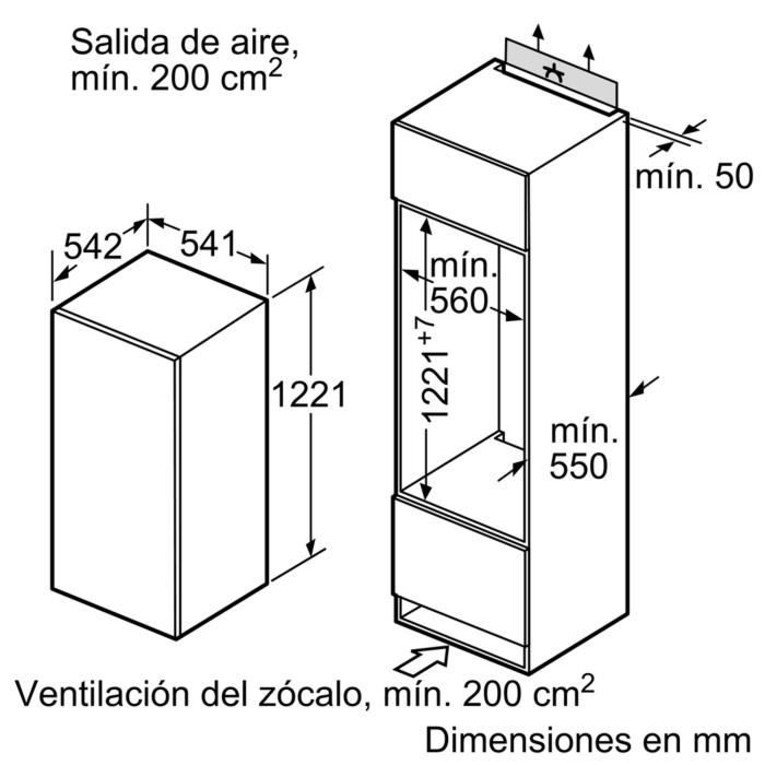 Bosch Serie 8 HRG635BS1 Four intégrable niche1