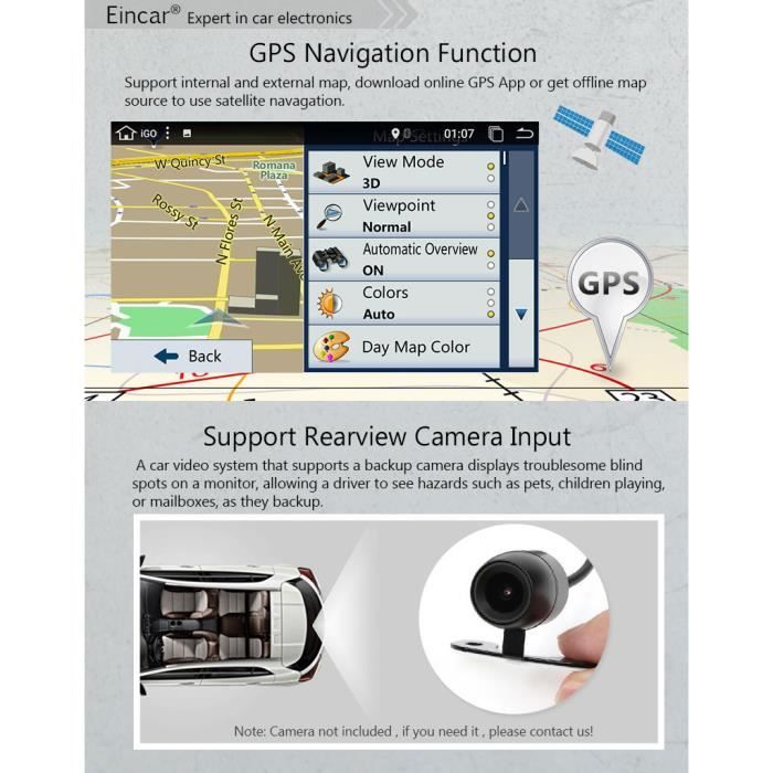  Double Din Android 7.1 voiture stéréo3