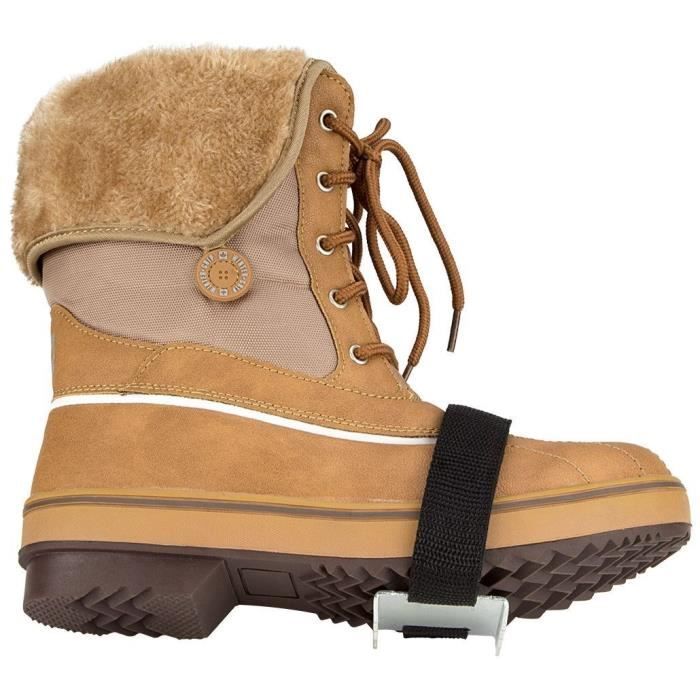 WINTERGRIP Pointes en métal anti glisse - Taille unique - Noir