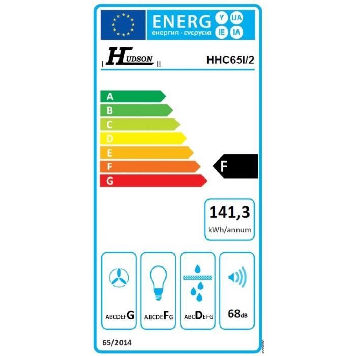  HHC65I Hotte visière - Evacuation et recyclage3