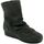 CITY - Bottines compensées cuir Plissé grand confo