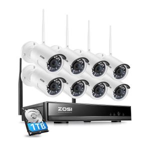 Support ONVIF SMONET 1080P Full HD Cam/éra Surveillance Domestique Int/érieur et Ext/érieur Vision Nocturne de 20M et APP Gratuite POE Cam/éra de S/écurit/é
