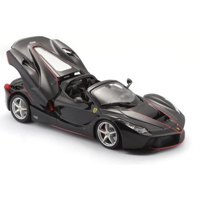 BURAGO Voiture Ferrari en métal Aperta Noire à l'échelle 1/24ème