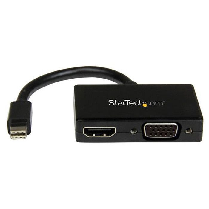 STARTECH.COM Adaptateur audio / vidéo de voyage - Convertisseur 2-en-1 Mini DisplayPort vers HDMI ou VGA
