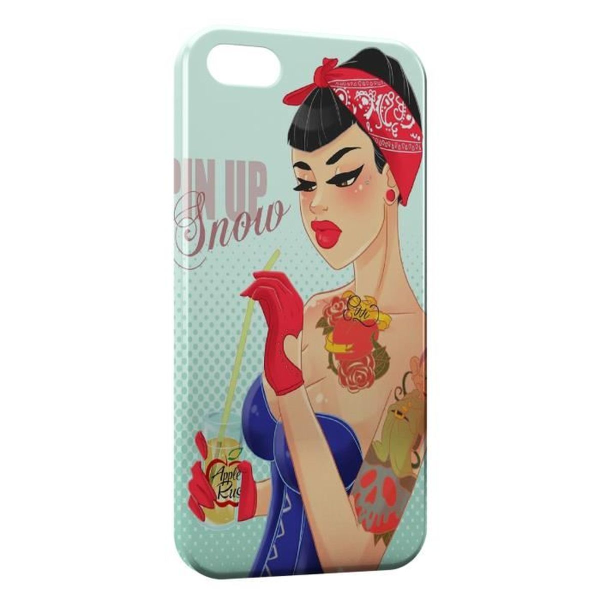 coque iphone xr blanche neige