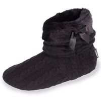 CHAUSSON - PANTOUFLE Chausson bottillons femme Noir CHAUSSON - PANTOUFLE Chausson bottillons femme Noir