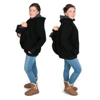 Zipper Avec Vêtement Pull Veste Capuchonné Bébé Kangourou Porte IgXqg