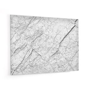 Fond de hotte "Marbre blanc et noir"