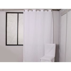 Soleil d\'Ocre 031553 Panama Rideau à œillets Coton Blanc 140 x 240 ... Soleil d\'Ocre 031553 Panama Rideau à œillets Coton Blanc 140 x 240 ...