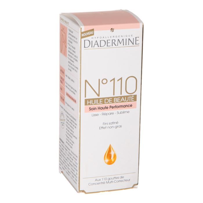 DIADERMINE Huile de beauté n°110 Multizones Fini satiné100ml
