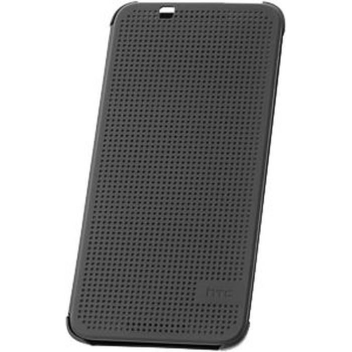 HTC Etui à rabat Dot View pour HTC Desire 620 - Gris foncé