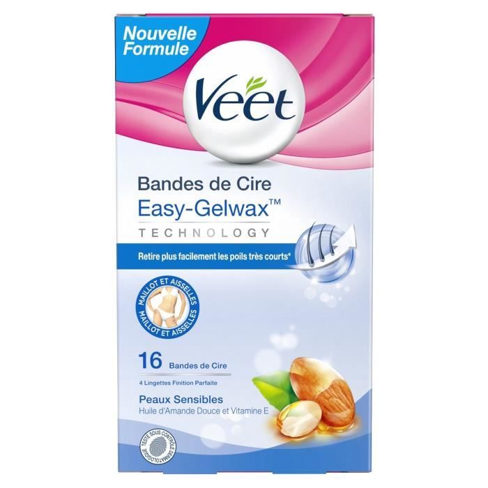 VEET 16 Bandes de cire froide