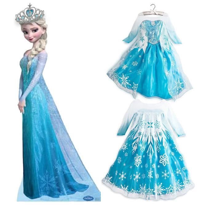 DEGUISEMENT DISNEY 5/6 ans FROZEN REINE DES NEIGES - Achat ...