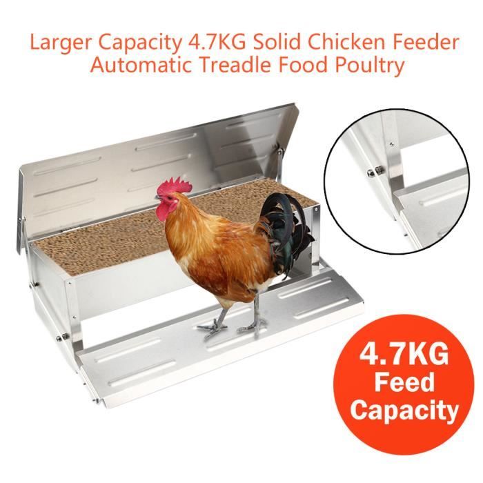 47 Kg Mangeoire Poule Chargeur De Poulet En Aluminium Achat