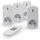 CHACON Kit de 4 prises télécommandées on/off + tél