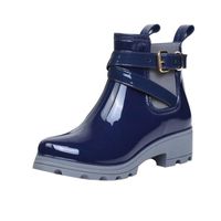 BOTTE Bottes eau Bottes de pluie courte Glossy Boot Femm BOTTE Bottes eau Bottes de pluie courte Glossy Boot Femm