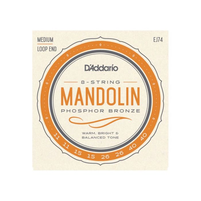 D'Addario - Cordes Mandoline Bluegrass - J74