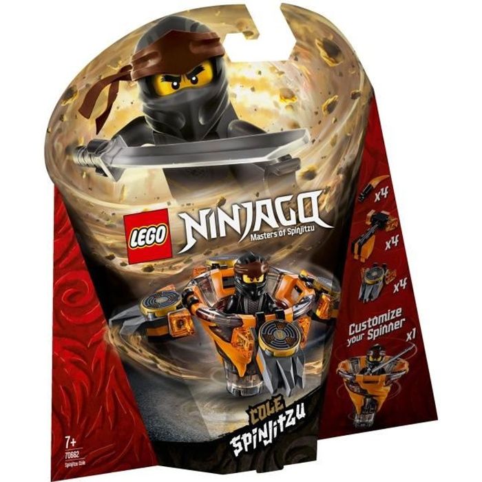 Lego 70662 Toupie Spinjitzu Cole