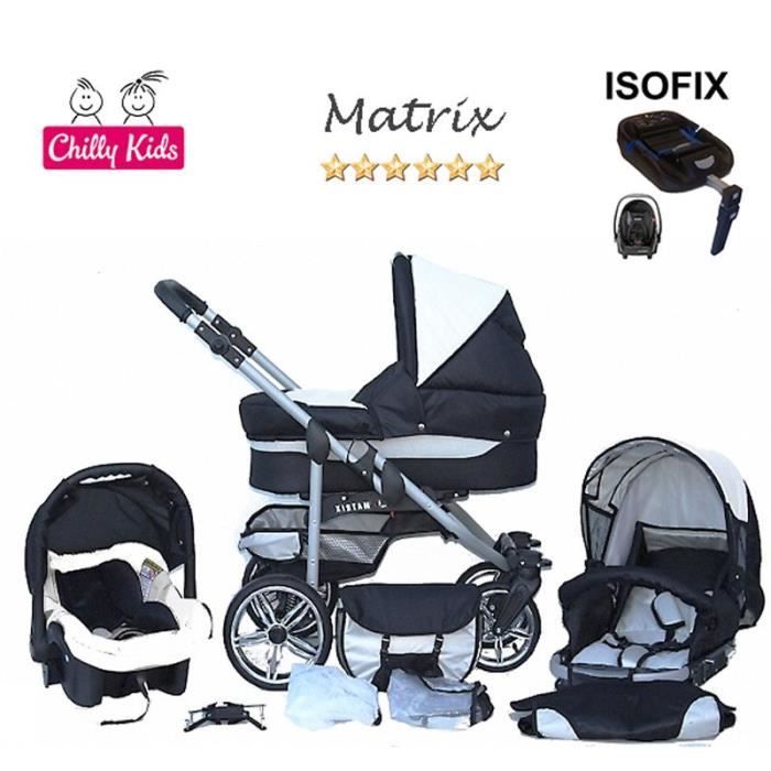 poussette isofix trio