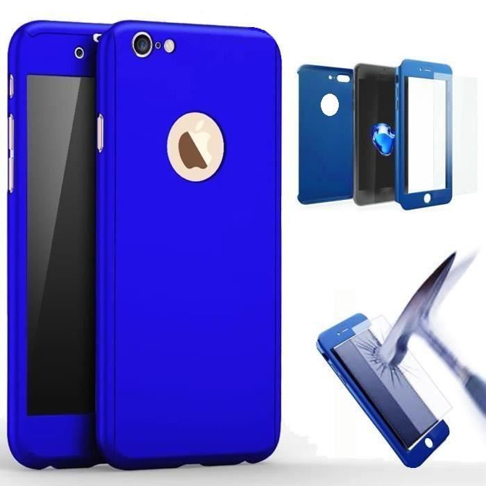 coque iphone 8 plus bleu