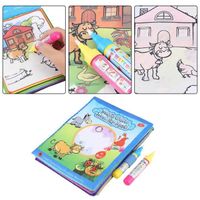 CARNET DE CROQUIS Livre de tissu de peinture à colorier magique avec CARNET DE CROQUIS Livre de tissu de peinture à colorier magique avec