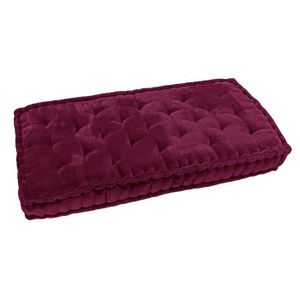 COUSSIN - MATELAS DE SOL DEKO & CO - Matelas banquette - Velours - 60x120x1