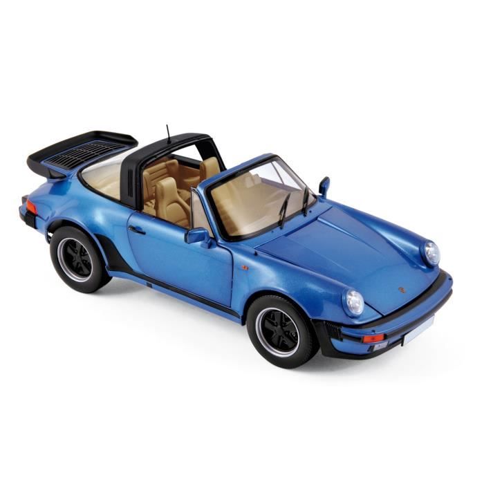 NOREV Porsche 911 Turbo Targa 1987 - Bleu métallisé