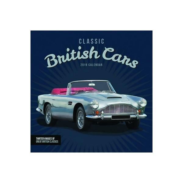 calendrier voitures classiques anglaises 2019 - achat / vente