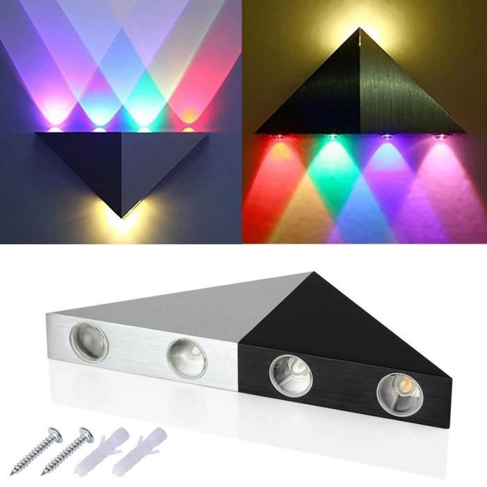 Applique Murale DéCoration IntéRieure XCSOURCE® Applique Mural Triangle Intérieur Cinq Lampe LED de  Applique Murale DéCoration IntéRieure