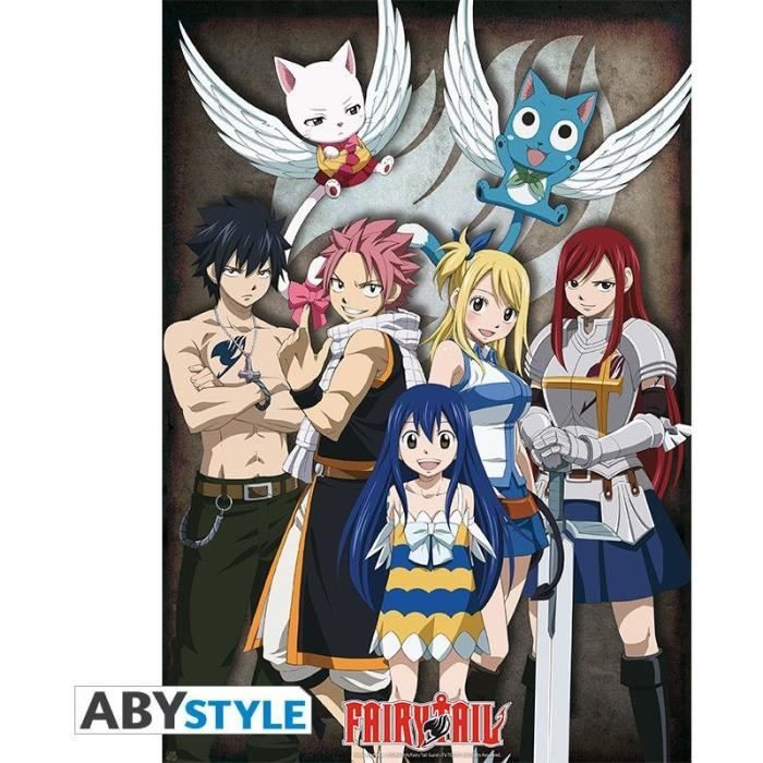 Poster Fairy Tail Groupe