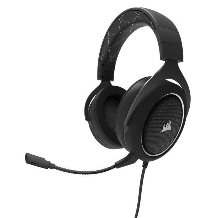 CORSAIR Casque-Micro Gaming HS60 - Blanc