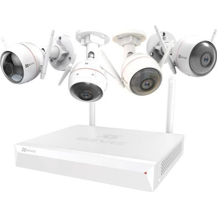 EZVIZ Kit Enregistreur + 4 caméras CS-BW2424-B1E10