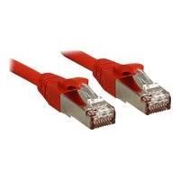 LINDY Câble réseau en cuivre - 6A S/FTP - LSOH - 500MHz - 5 m - Rouge