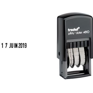 Tampon Dateur Noir en FRANCAIS Trodat Printy 4820, hauteur des caractères Tampon Dateur Noir en FRANCAIS Trodat Printy 4820, hauteur des caractères