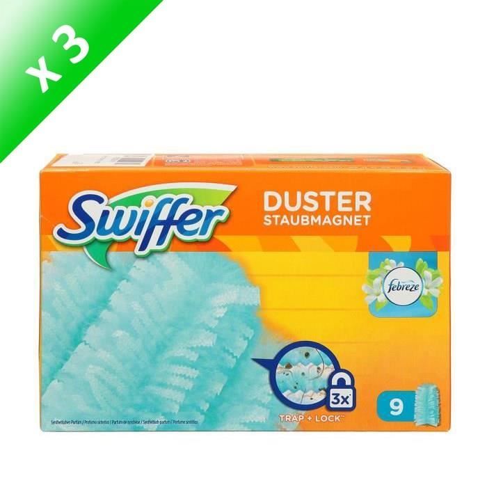 SWIFFER Plumeau Duster dépoussiérant - Lot de 3