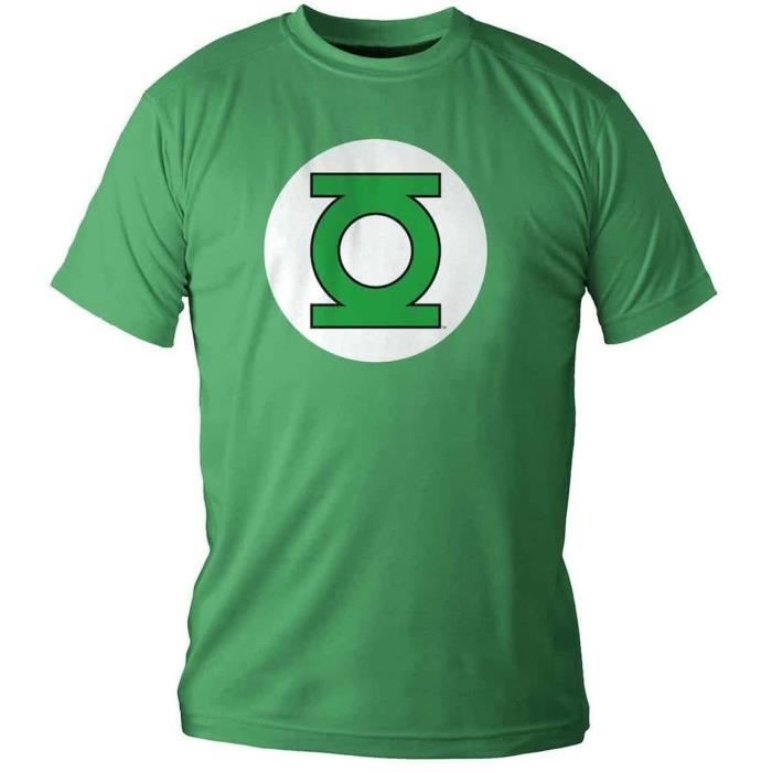 T-shirt DC Comics Logo Green Lanterne - Homme - Vert