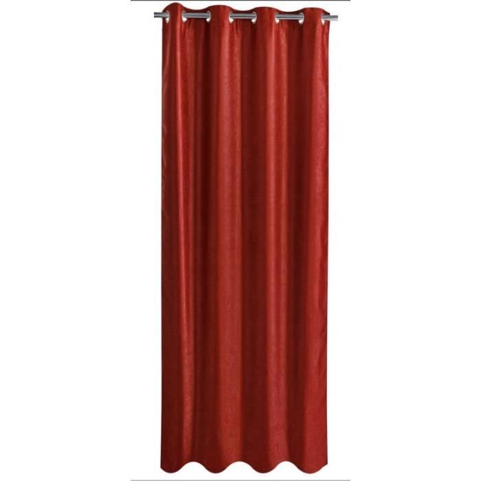 Rideau Occultant Rouge 140X260 cm - Achat / Vente rideau - Cdiscount Rideau Occultant Rouge 140X260 cm - Achat / Vente rideau - Cdiscount