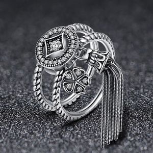 CHEVALIERE WOSTU Femmes Bijoux Classique Bohème Bague en arge