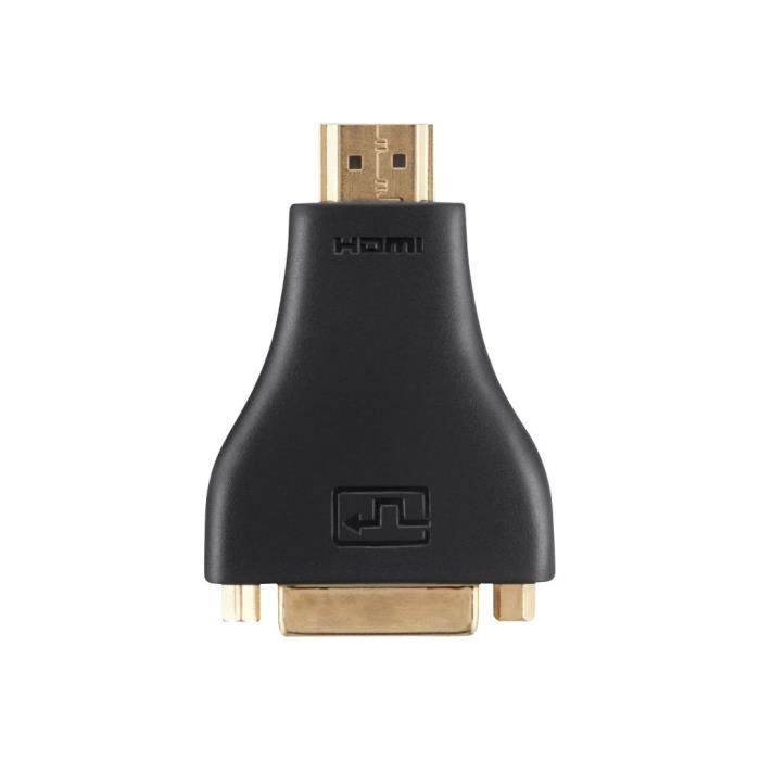 BELKIN Adaptateur DVI-D HDMI F/M - Plaqué noir et doré