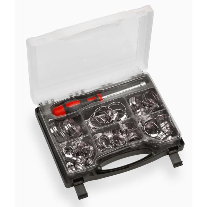 MEISTER Jeu de colliers de serrage 50 pièces