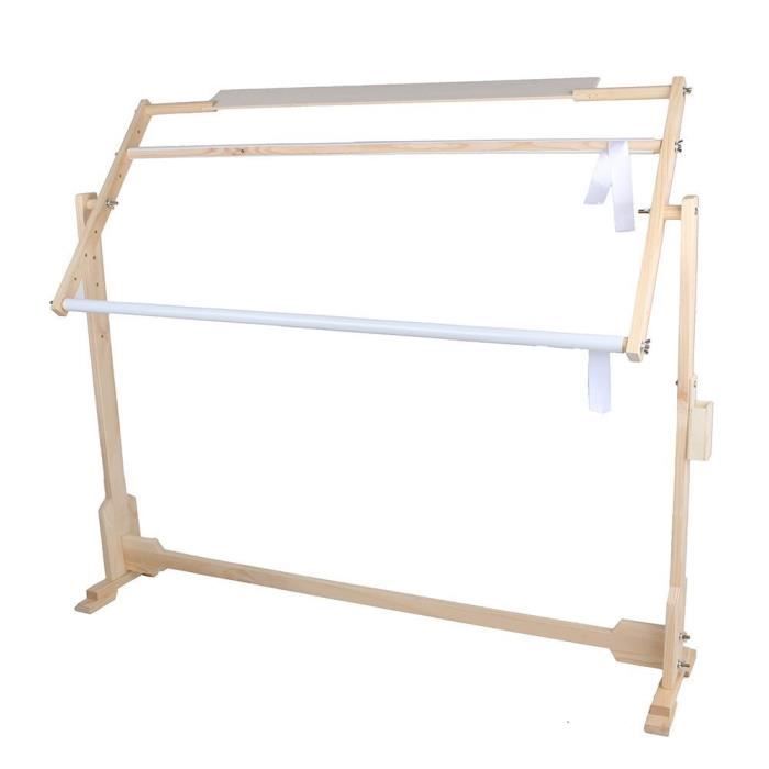 Cadre pour le point de croix Cadre de broderie en bois au sol pour