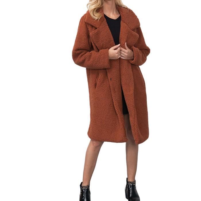 Manteau hiver femme brun Manteau hiver femme brun