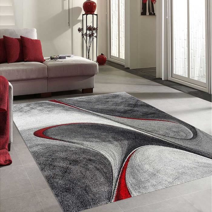  Tapis  MADILA rouge  Tapis  Moderne 240 x 340 cm Achat 