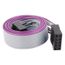 sourcing map IDC Gray Wire Flat Ribbon Cable 10 Pins 66cm Length 2.54mm Pitch 2pcs Type-C