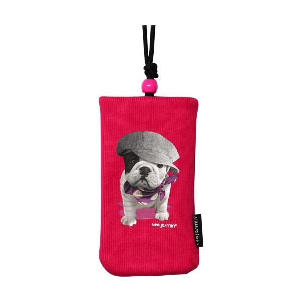 TEO JASMIN Chaussette Smartphone En Coton 125 x 66 x 8,5 Titi - Rose Foncé
